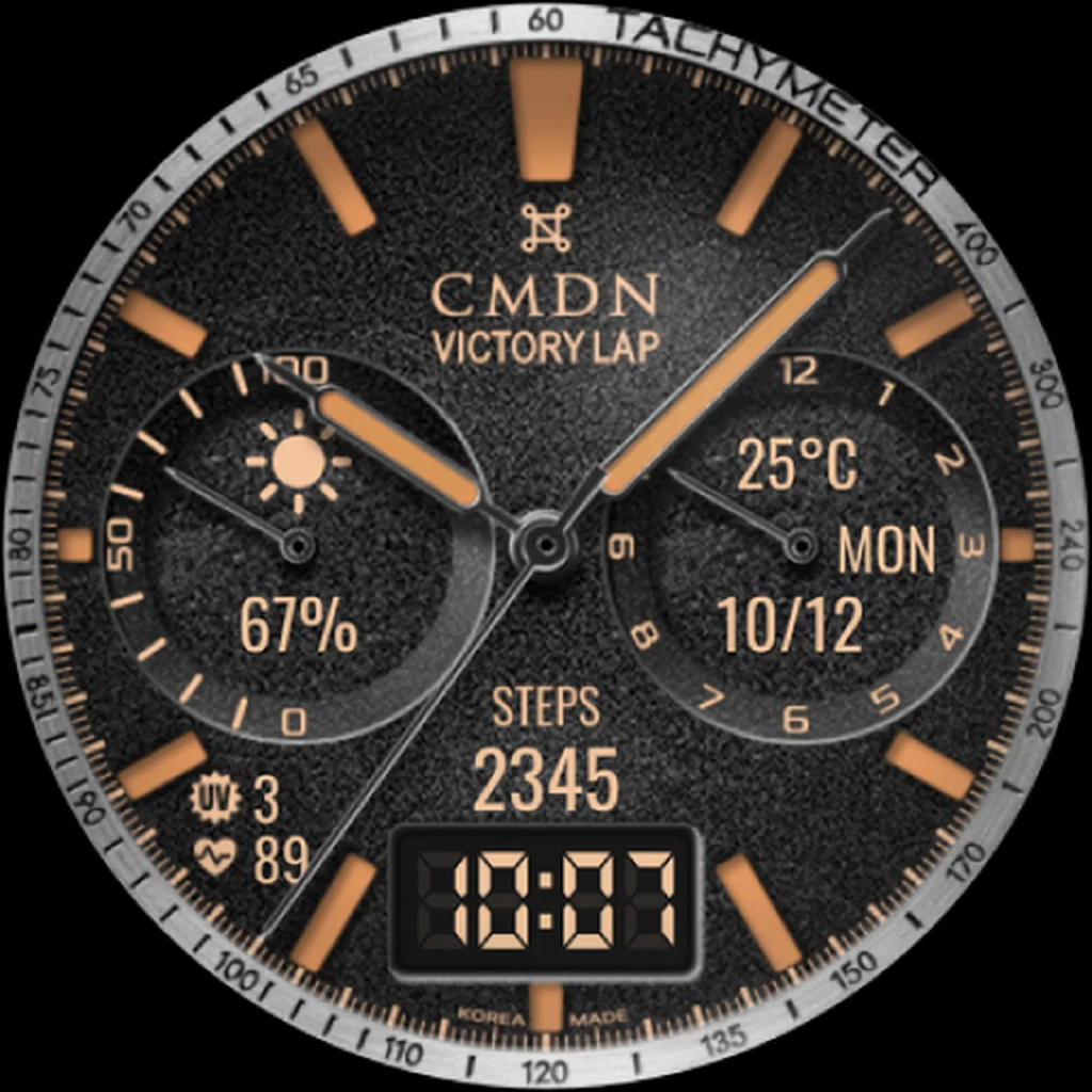 Stone Racing Chrono — Black stone · Copper
