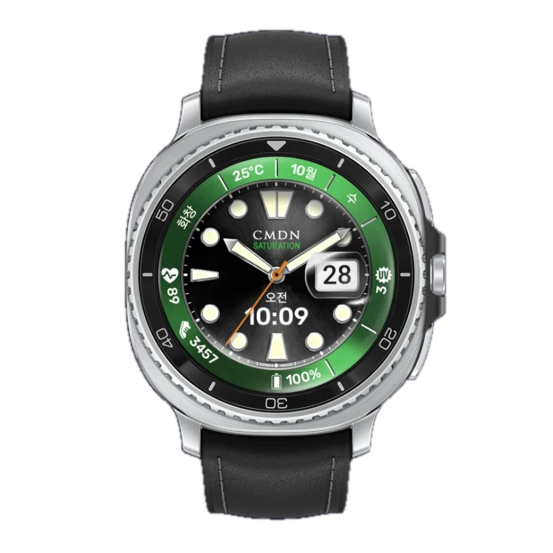 Diver Green — Digital Dive Watch Face Green