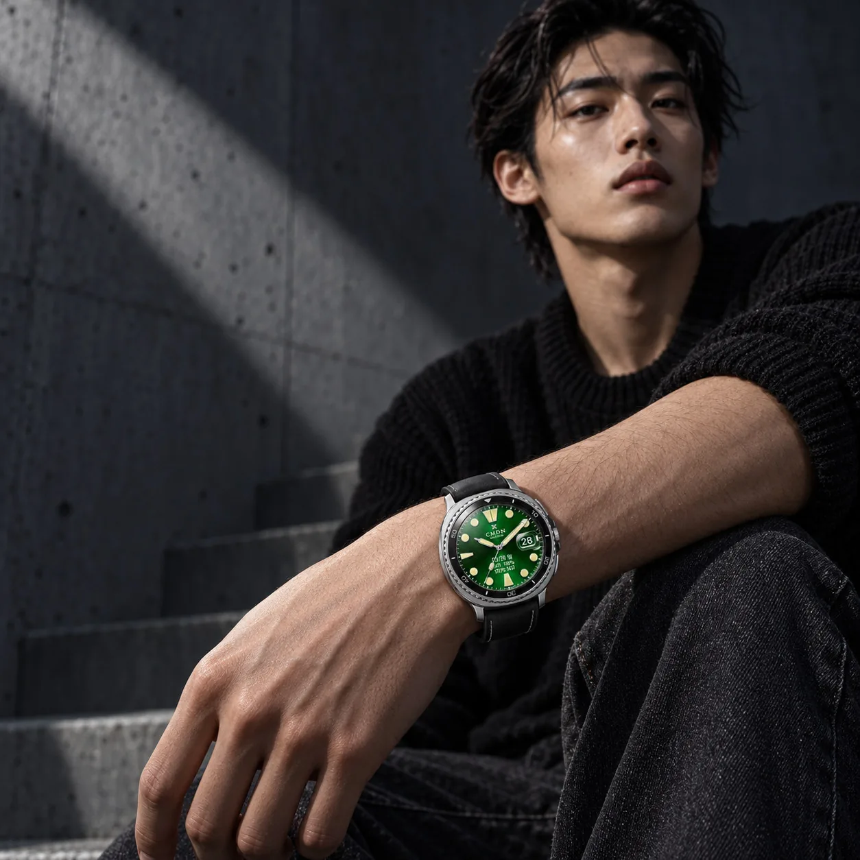 클래식 다이버 — Classic Dive Watch Face