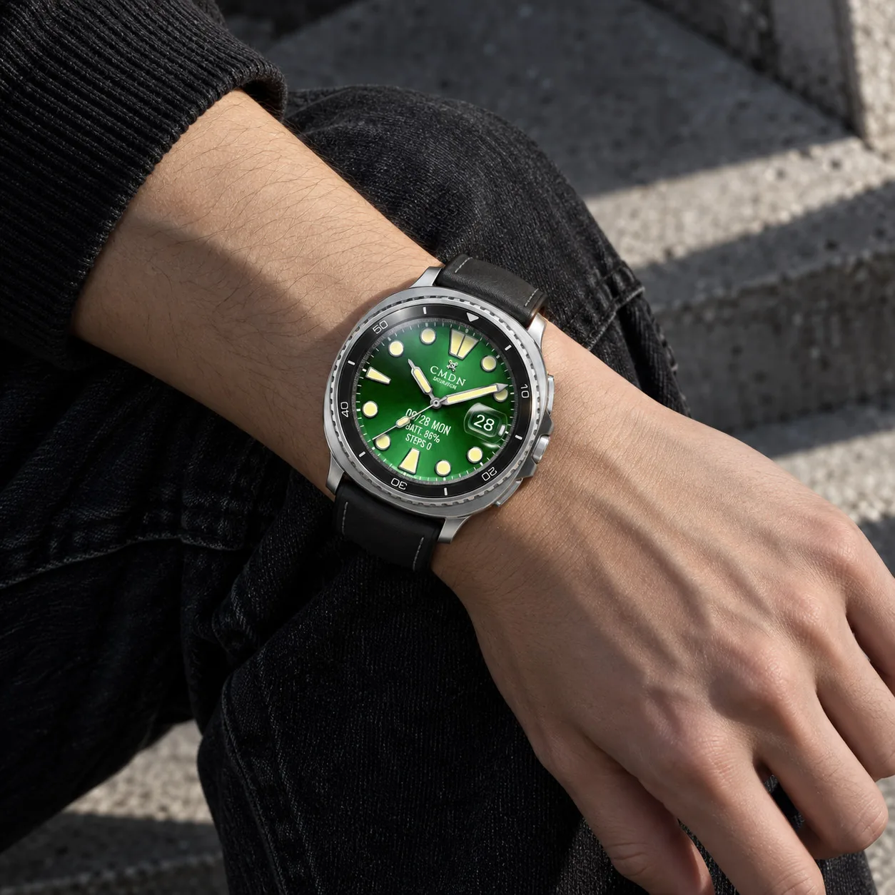 클래식 다이버 — Classic Dive Watch Face
