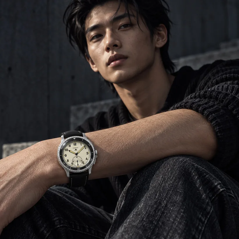 빈티지 필드 — Vintage Military Watch Face 01