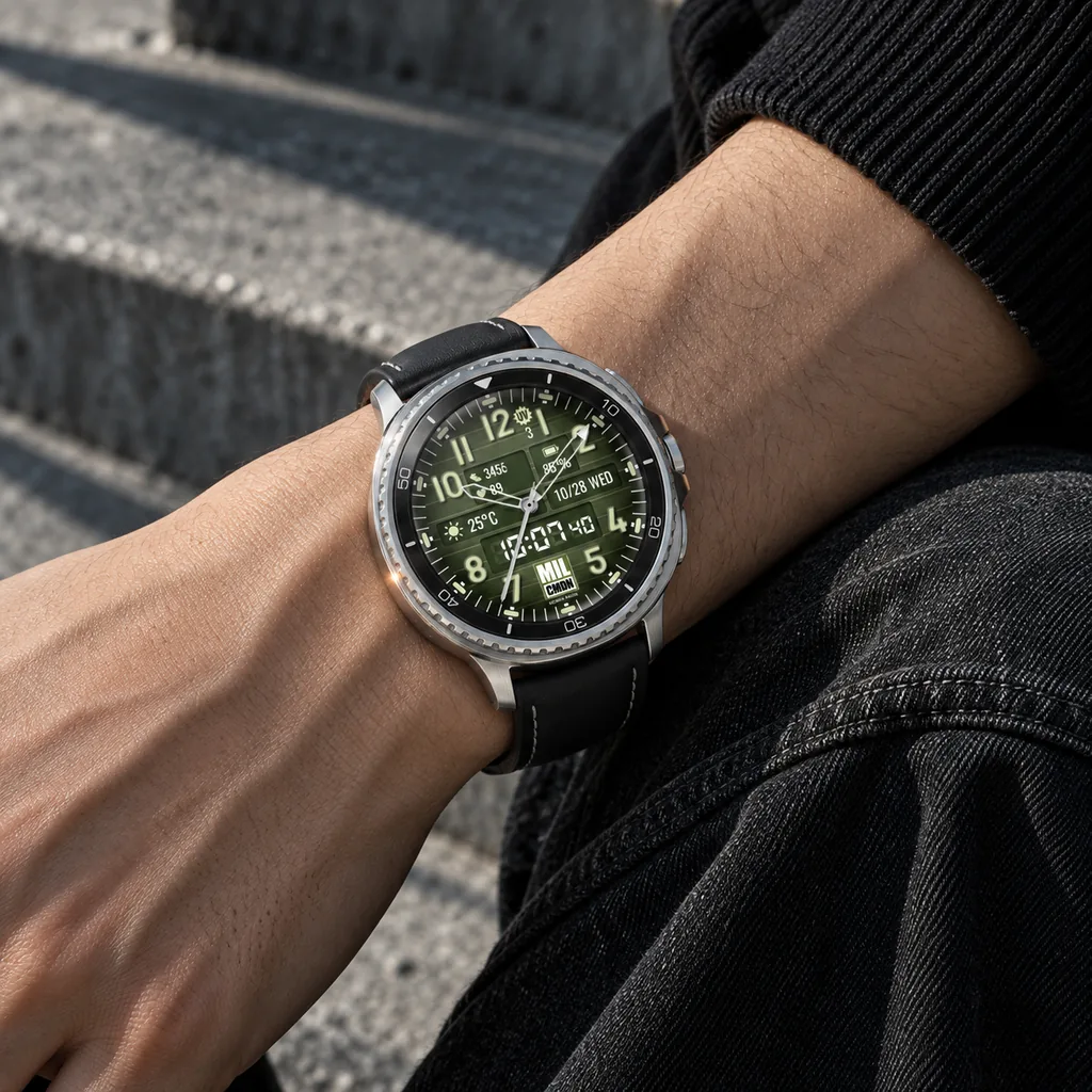 럭셔리 밀리터리 — Luxe Military Watch Face