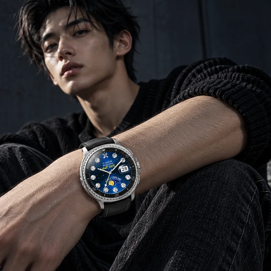 문페이즈 다이아몬드 — Moonphase Watch Face Diamond