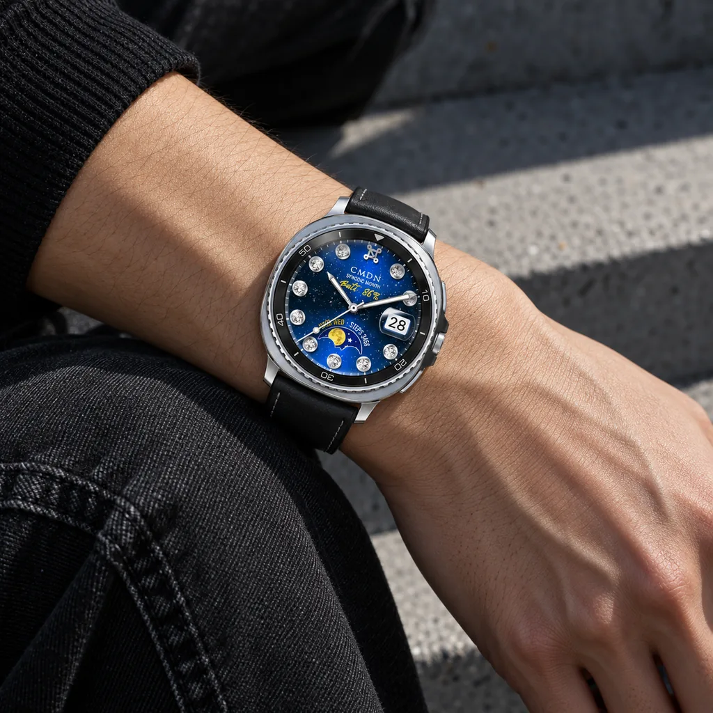 문페이즈 다이아몬드 — Moonphase Watch Face Diamond