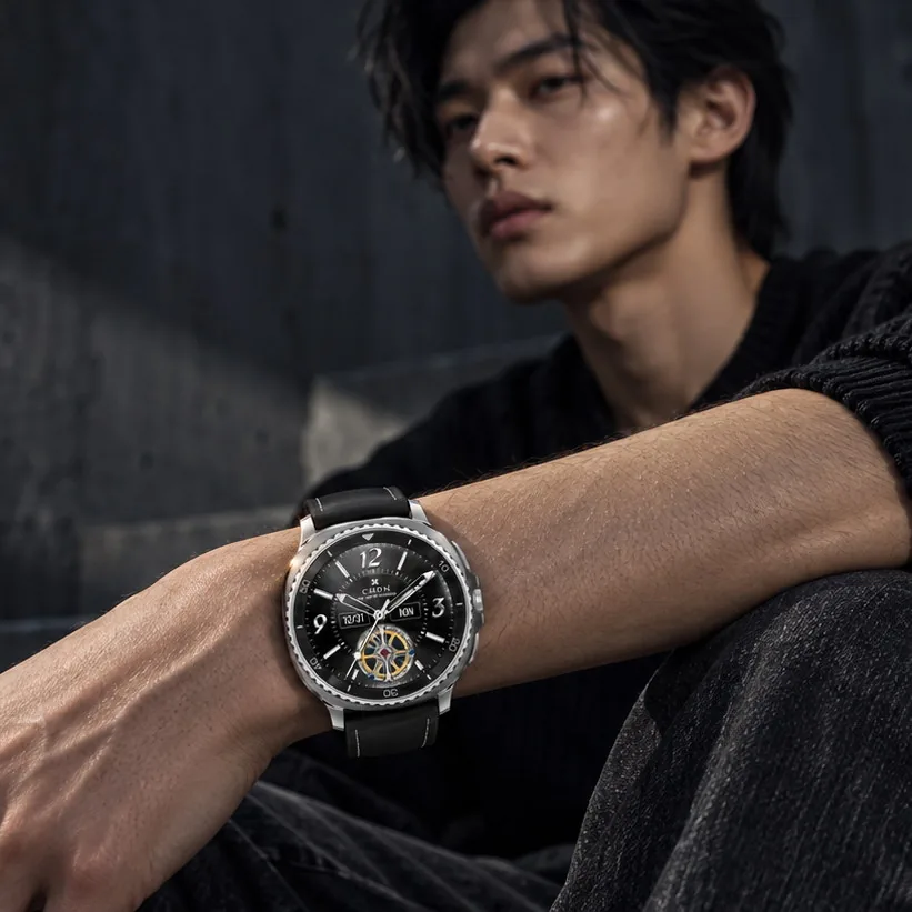 스켈레톤 뚜르비옹 — Skeleton Tourbillon Watch Face